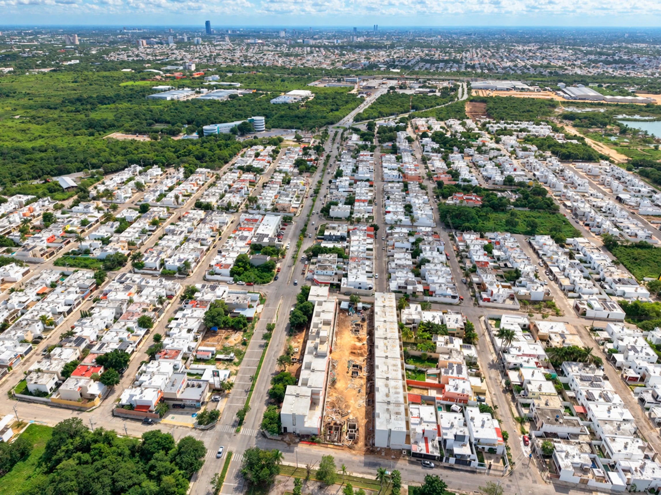 Vista panorámica de la colonia Real Montejo